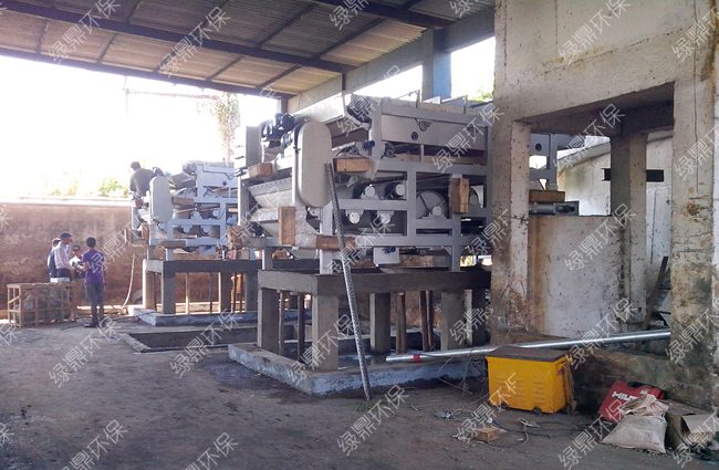 (印度)印染廠污泥處理/污泥固液分離 4 (印度)印染廠污泥處理/污泥固液分離 4